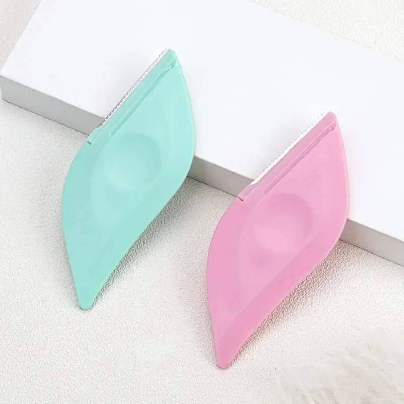 2pcs Eyebrow Razor Eyebrow Trimmer Trimmer Blade Shaver Portable Face Razor Eye Brow Epilation Hair Removal