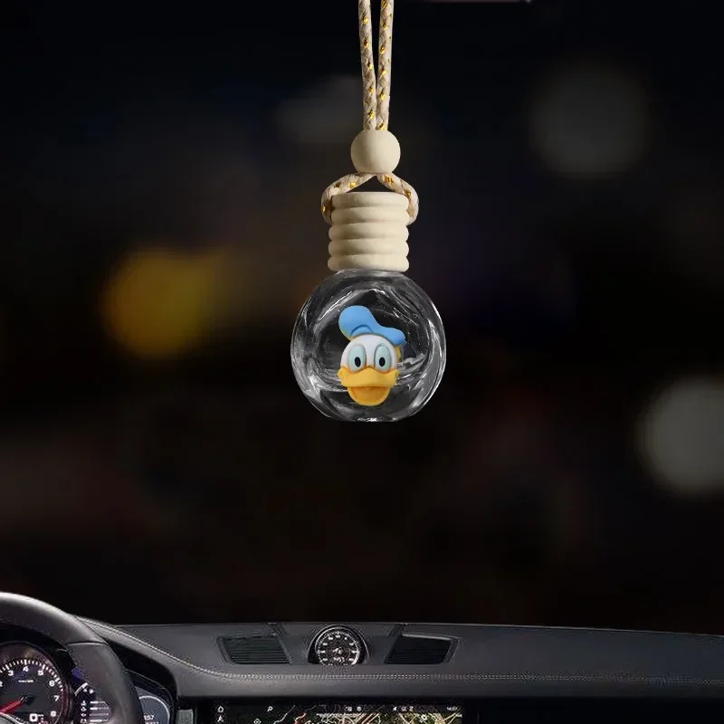 Car Air Freshener Disney Mickey Minnie Mouse Perfume Lady Car Air Freshener Lasting Fragrance Hanging Car Perfume Accessories Cute Pendant