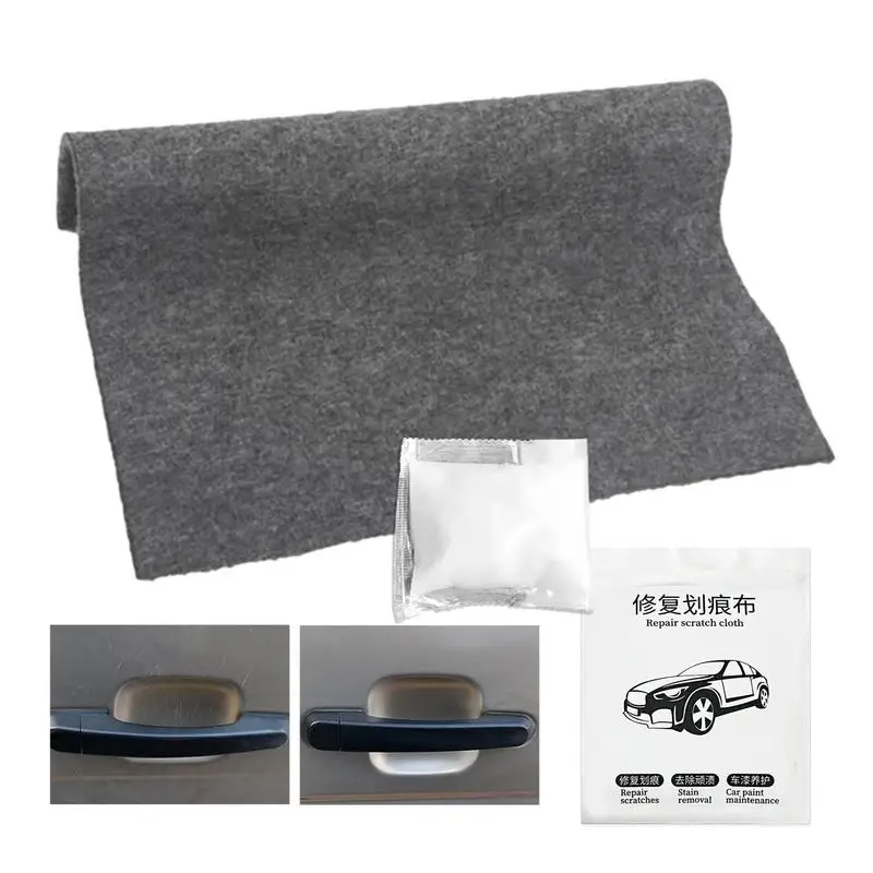 

Car Scratch Repair Nano Sparkle Cloth Powerful Scratch Repair Cloth Metal Surface Polishing Cloth Scratch Repair Tool accessory