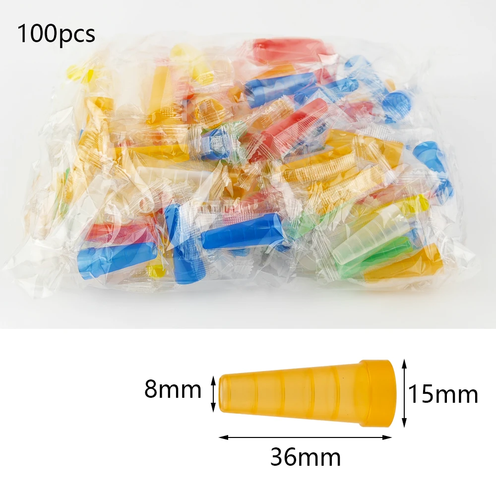 Mouthpiece Colorful Disposable 100pcs/Pack Drip Tip Hookah Shisha Pipe Sheesha Narguile Chicha Hose Handle Mouth Accessories 2