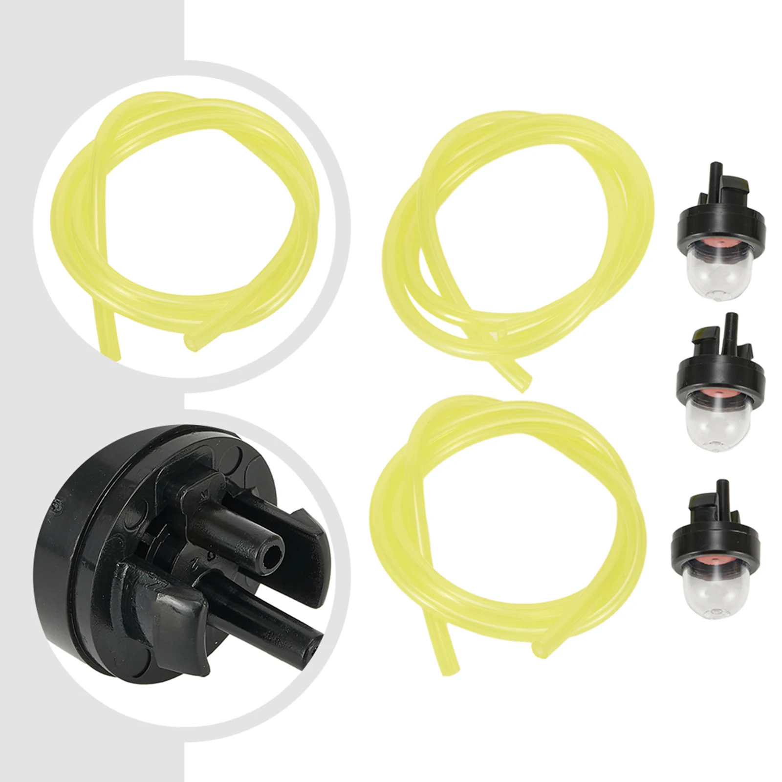 

5pcs Pump Fuel Line Primer Bulbs For Ryobi 683974 For Poulan Universal String Trimmer Hose Accessories Durable