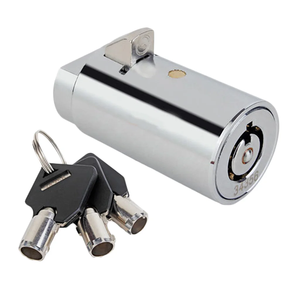 High Security Cylinder Heavy Duty Zinc Alloy retail security lock Drinks Coke Snack Vending & Keys Switch Replacement Parts Accessories