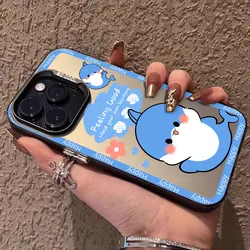Luxury Silver Dolphin Design Phone Case - Jump 3 Series - Samsung Jump3 (BK - CYK0227)
