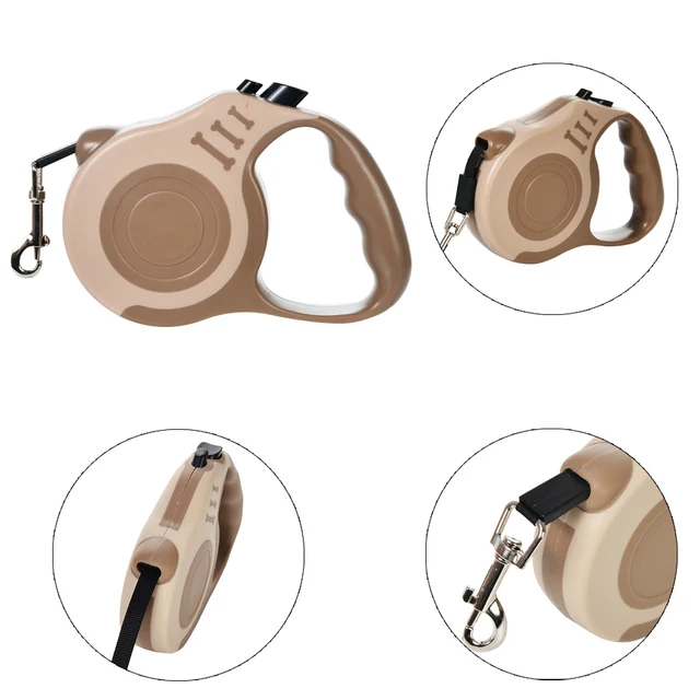 3 Meters 5 Meter Retractable Pet Dog Leash for Small Big Dogs Hiking Walking Traction Rope French Bulldog Chihuahua Accessories 2