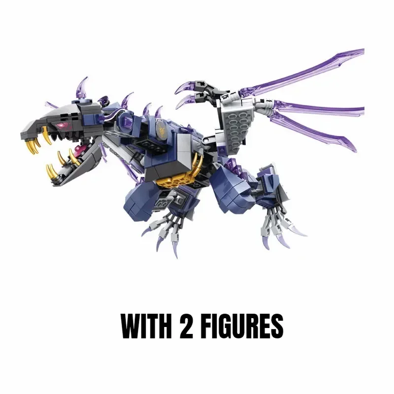 384pcs Overlord Mech Dragon Building Blocks Bricks Classic Model Compatible Lepining 71742 Education Toys Kids Christmas Gifts