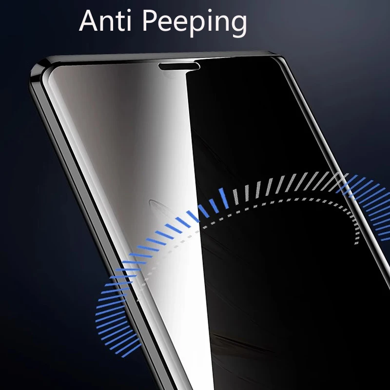 Enhanced Privacy Protection Metal Phone Case with Double-Sided Tempered Glass
