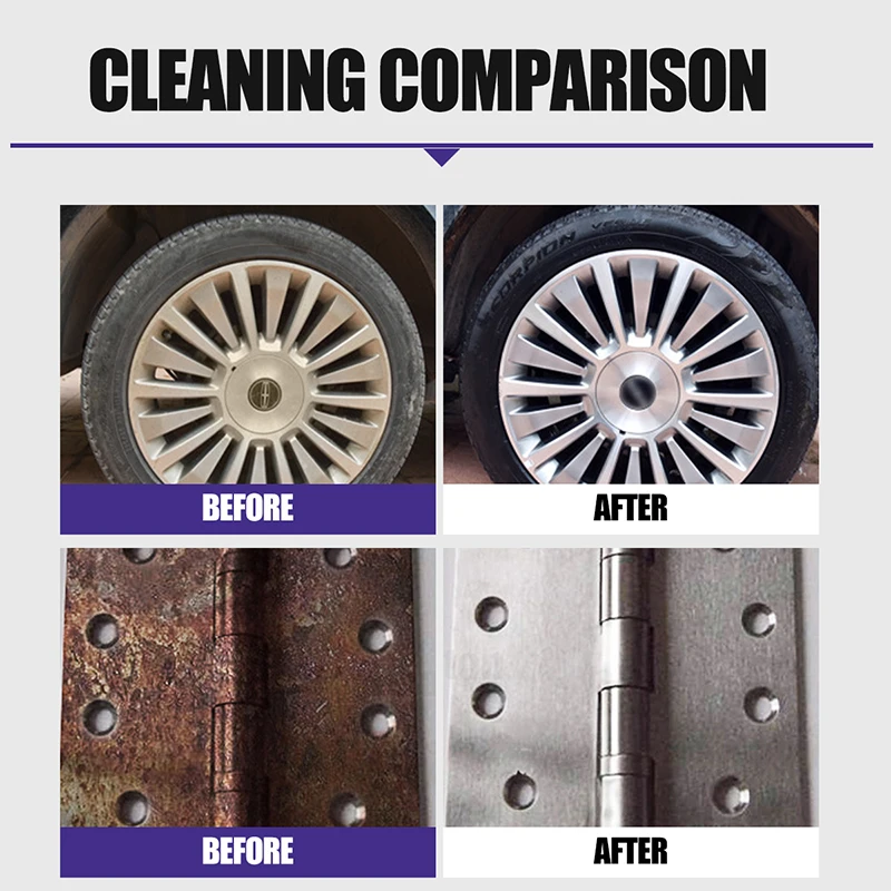 Paint Rust Remover Rust Iron Removal Paint Surface Cars wheel Metal Motorcycles Faucets Bathrooms Door Handles Stainless Steel Refurbishing Agent paint rust remover,rust remover spray,metal rust remover,rust remover converter