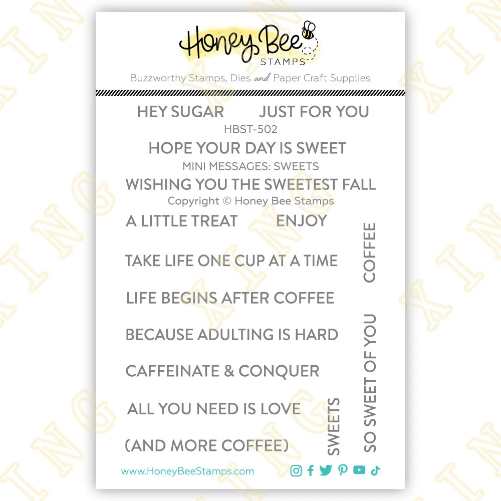

2023 New Arrival Sweets Clear Silicone Stamps Scrapbook Diary Decoration Embossing Template DIY Greeting Card Handmade