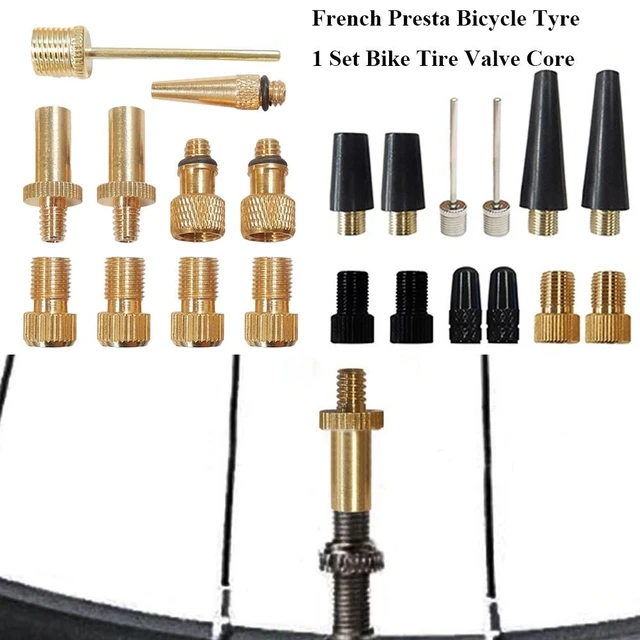 Bicycle Valve Adapter Set Bicycle Valve Set Valve Adapter SV AV DV Bicycle  Pump Bike Accessories Accesorios Para Bicicletas - AliExpress