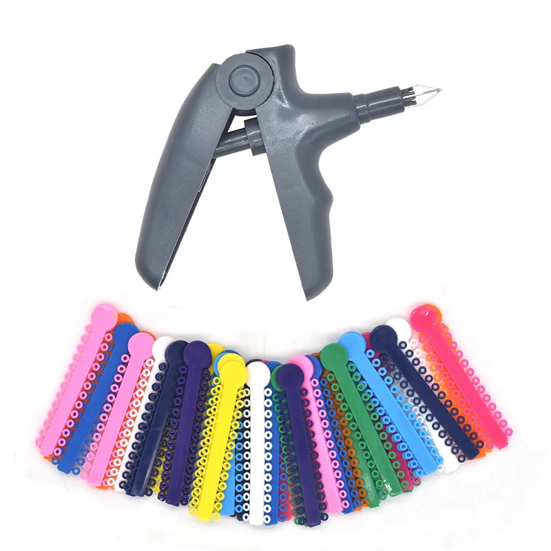 

Medical Non-slip Handle Orthodontic Ligature Gun Tools Oral Orthodontic Ligation Ring Placer High Elasticity Dental Instrument