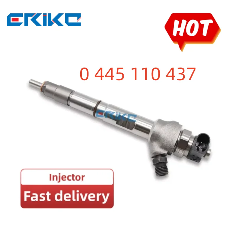 

China New Made 0445 110 437 Fuel Injection 0445110437 Common Rail Spare Parts Injector 0 445 110 437 for Bosch Volkswagen