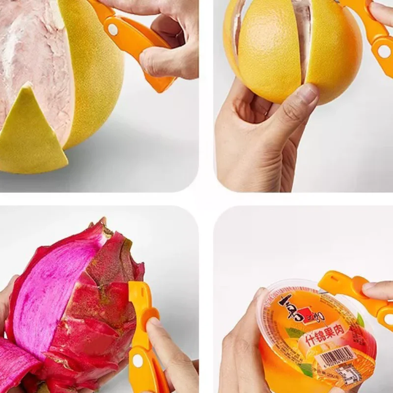 New Orange Peeler Stripper Orange Device Peeling Knife Juice Helper Citrus Opener Creative Kitchen Fruit Vegetable Tool
