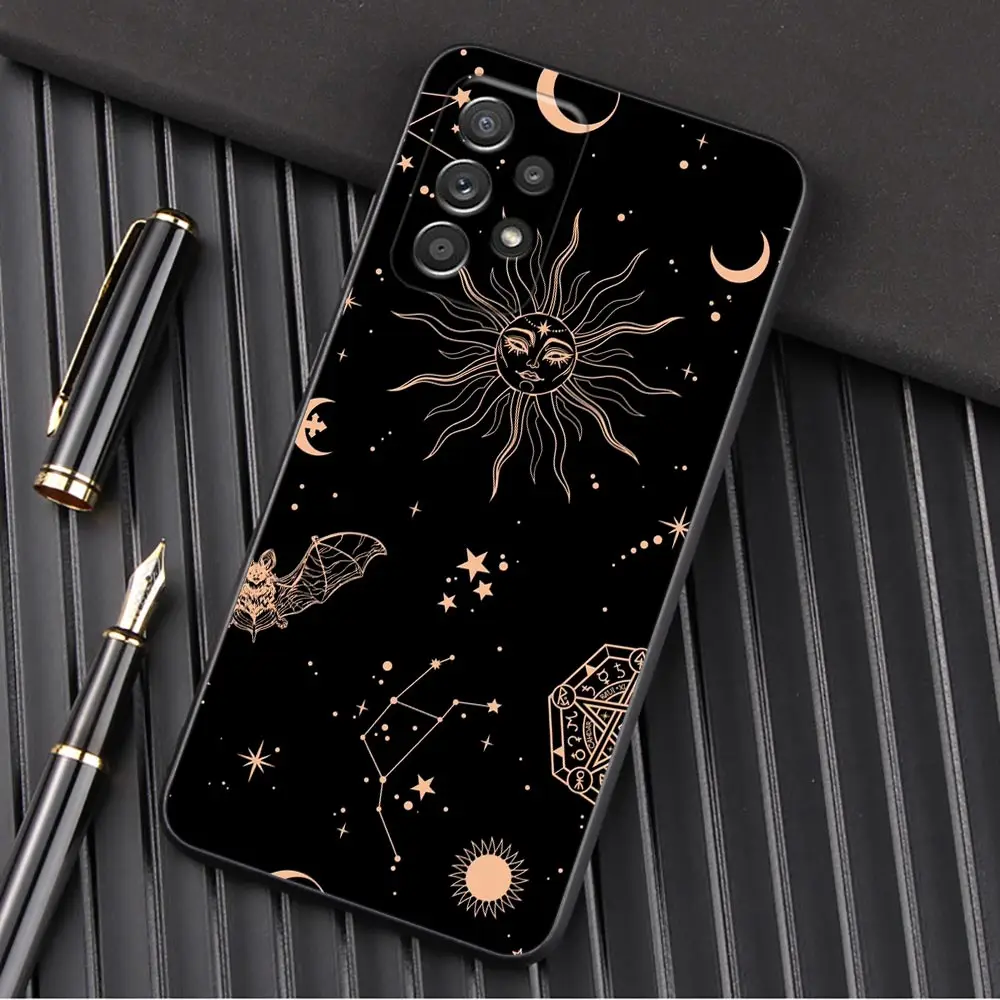 Sun Moon Tarot Card Astrology Phone Case Cover