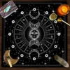Bohemian Moon Phase Tarot Tablecloth Altar Cloth Divination Decoration Black Starry Sky Moon Witchcraft Tarot Card Table Cloth 3