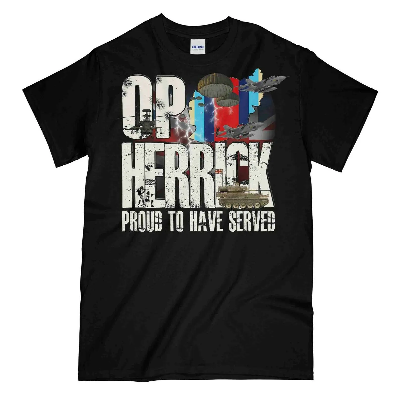 

Operation Herrick Afghanistan War British Veteran T-Shirt 100% Cotton O-Neck Summer Short Sleeve Casual Mens T-shirt Size S-3XL