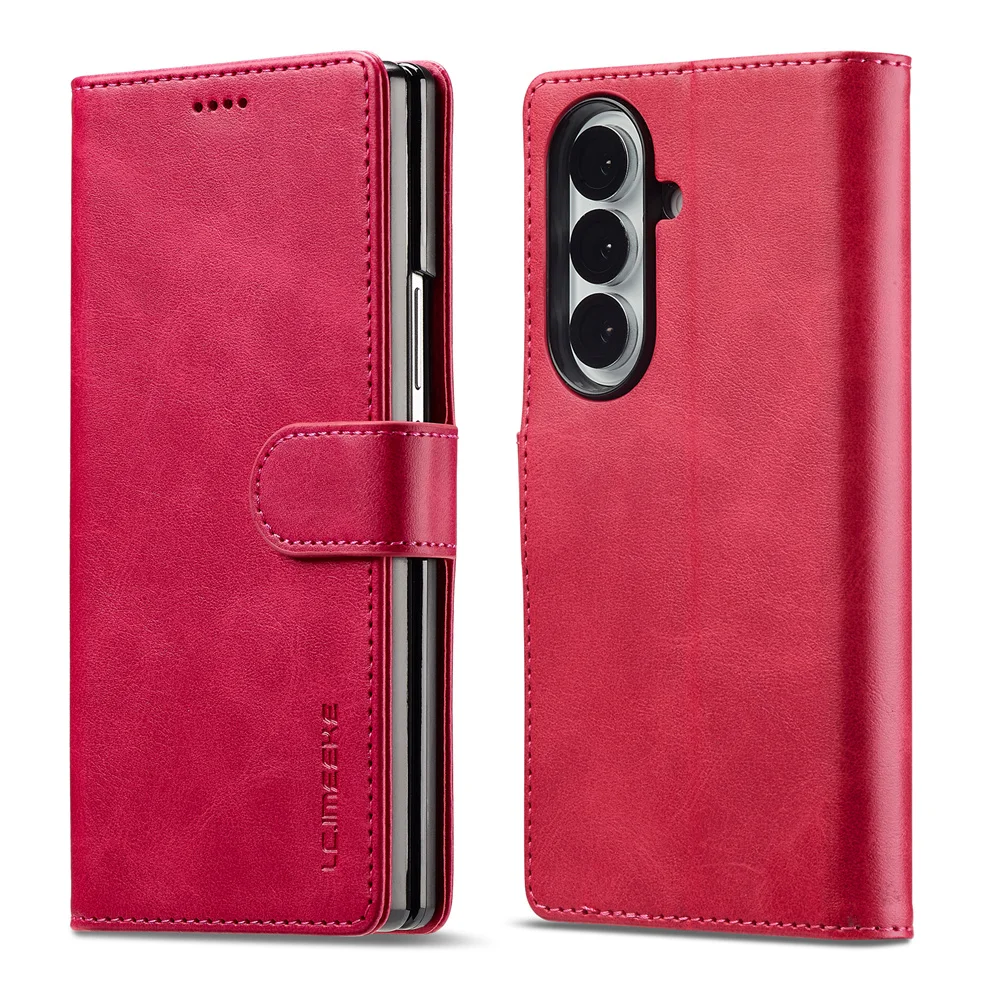 Premium Wallet Case with Card Holder - Flip Book PU Leather Cover