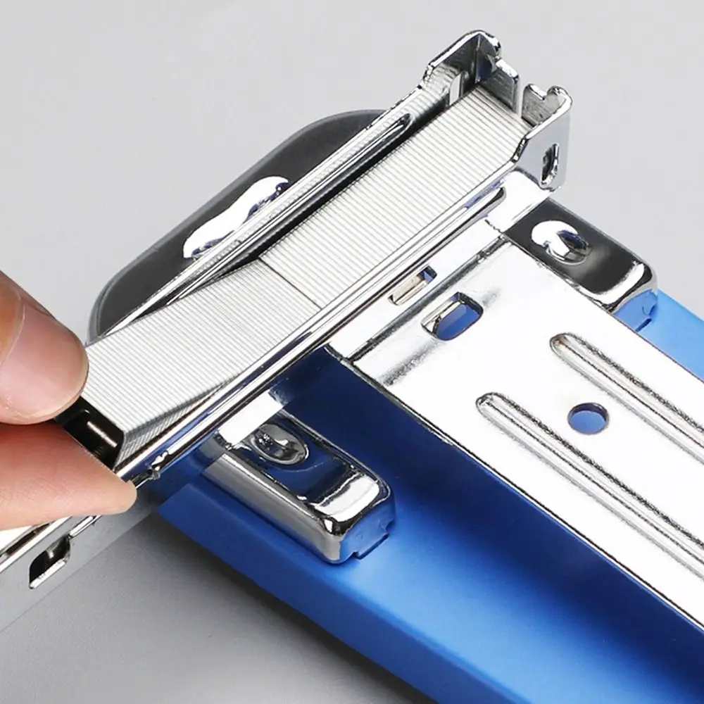 360 도 회전식 금속 스테이플러, 헤비 듀티 스테이플러, 간편한 긴 스테이플러, 사무실 제본 학교 용품