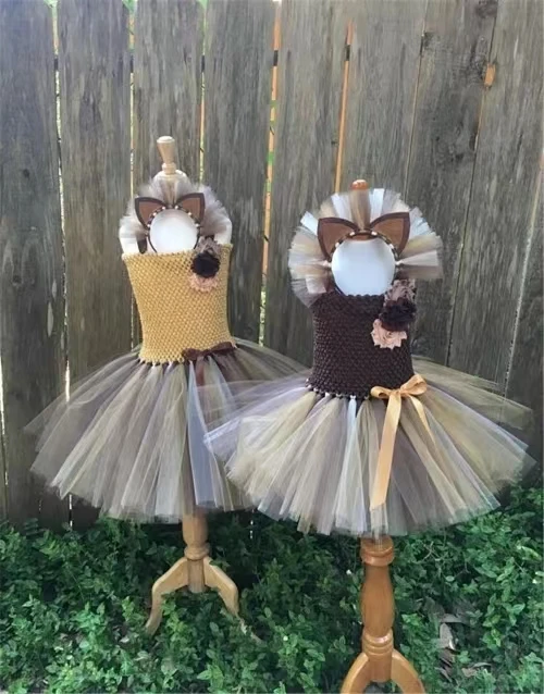 Abiti da festa per leone della giungla per ragazze Costume di