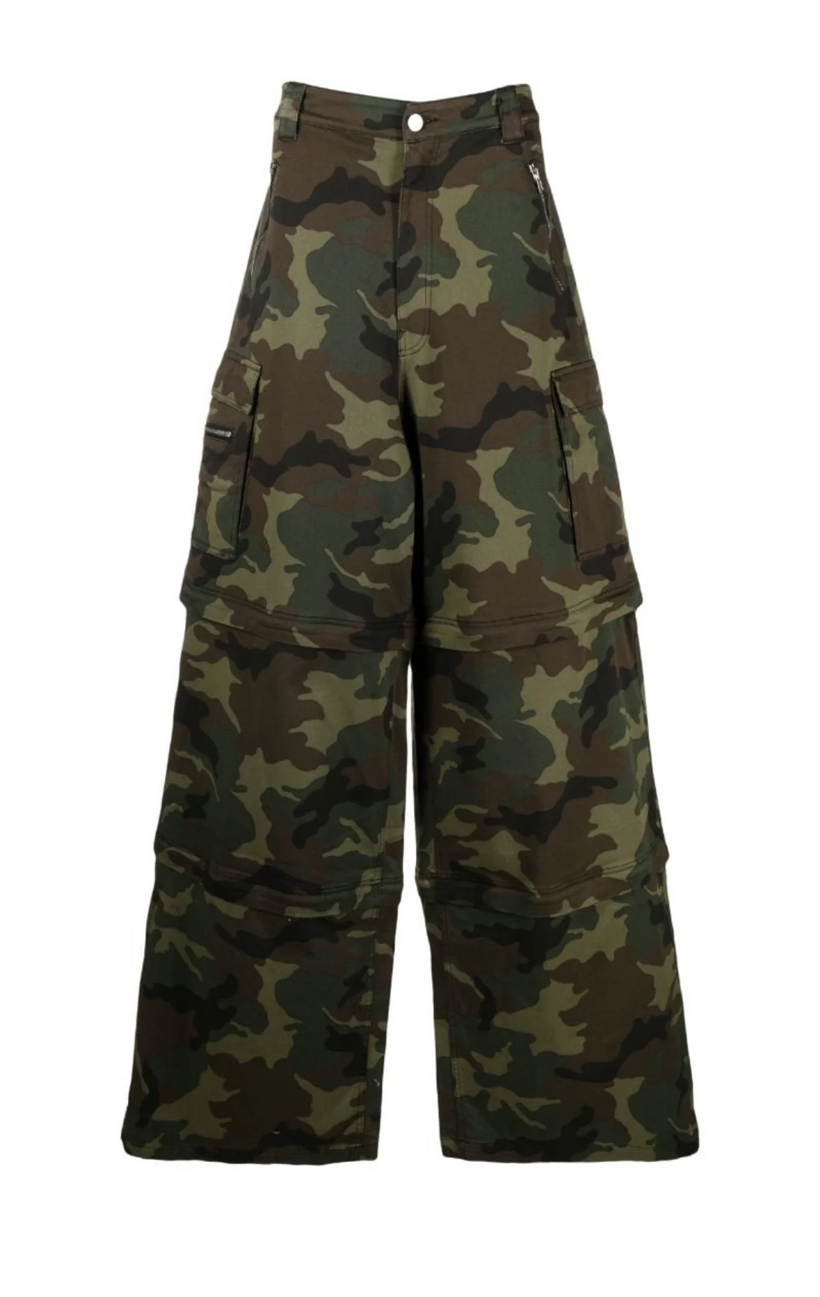

2024 New Summer Spring Pants Style Three-section Detachable Camouflage Loose Overalls Large Side Pockets High Quality