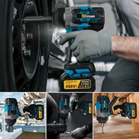 Gami 2800N.M clé électrique sans brosse 1/2 pouces clé à chocs sans fil tournevis électrique perceuse pour Makita 18V batterie broche 6