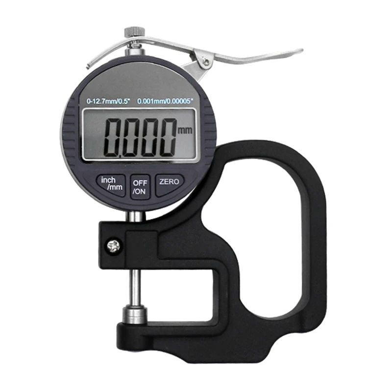 

Digital Thickness Gauge 0-12.7mm/0.5" Thickness Gauge with Large LCD Screen Display for Thickness Measurement of Paper