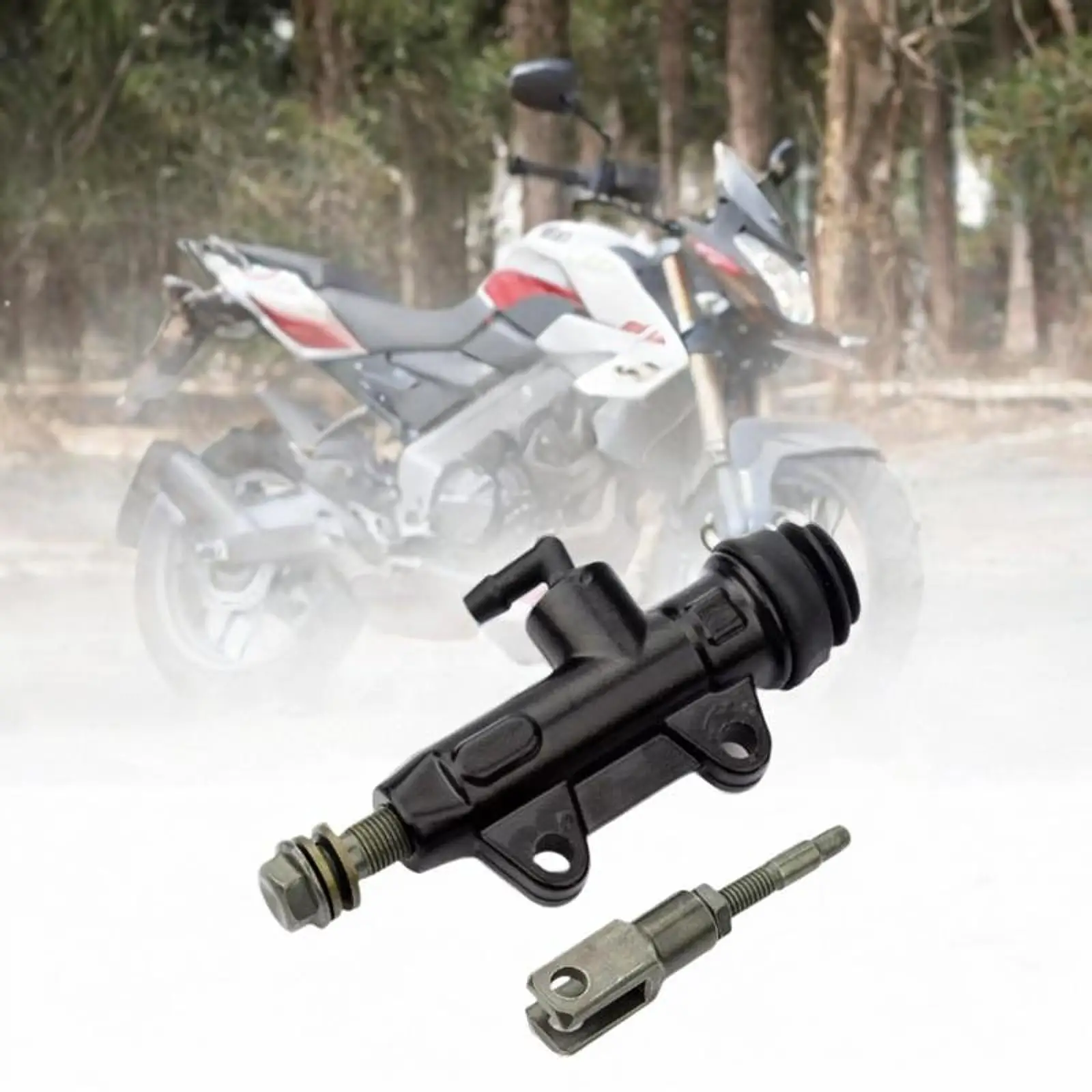 Rear Foot Brake Cylinder Replace Parts Stable Practical Rear Brake Master Cylinder Assembly Universal Hydraulic Master