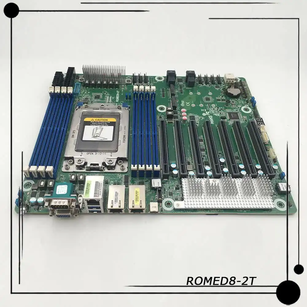 CPU AMD EPYC 7713P マザーボード ROMED8-2T ROMED8-2T For Asrock Server Workstation Motherboard SP3 LGA4094