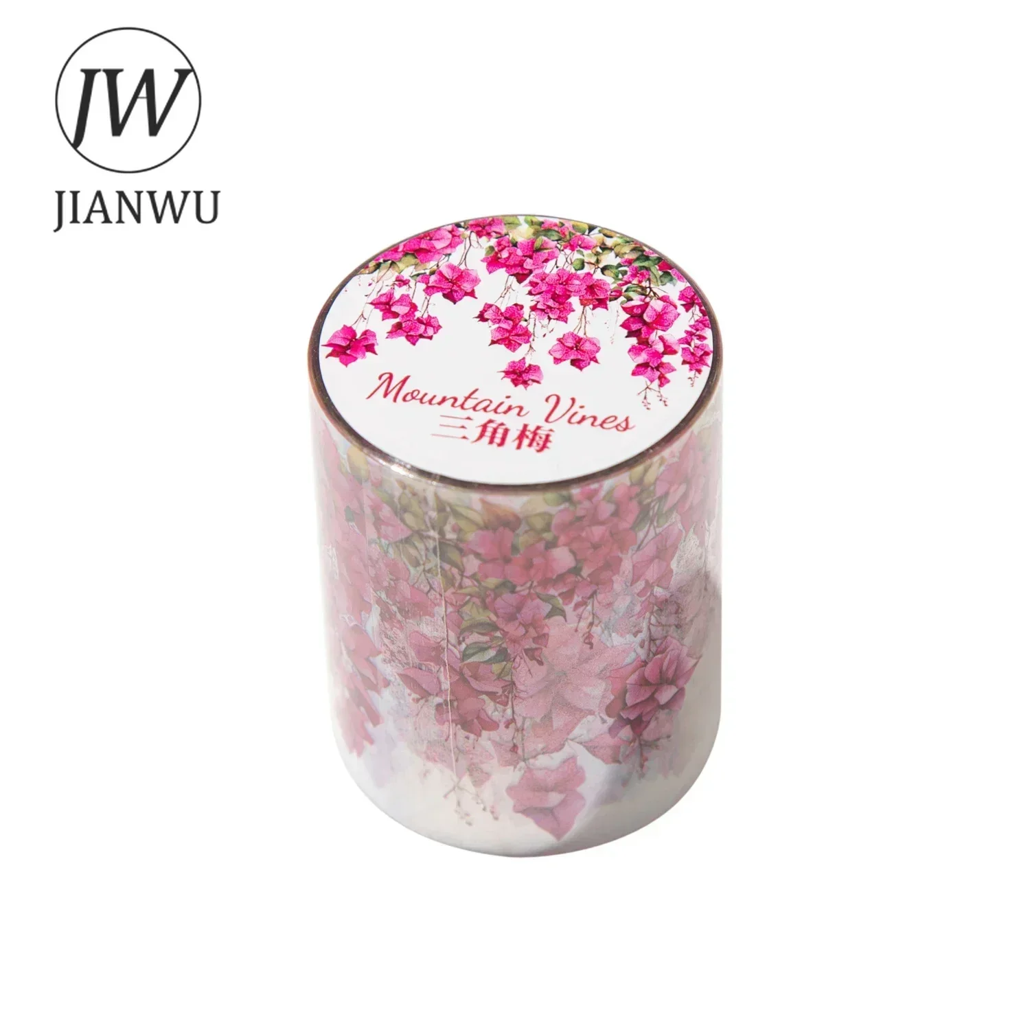 JIANWU 50mm*200cm Mountain Vines Series Vintage Plant Flower Landscaping Material Collage PET Tape Creative Journal Stationery 6