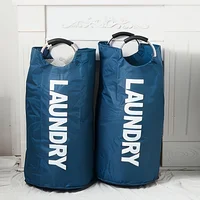 Extra-Large Waterproof Laundry Basket with Padded Handle - Foldable, Multi-Purpose Storage for Bathroom, Laundry Room, Balcony 2