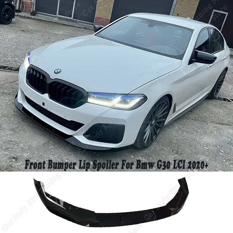 BMW 5 Series G30 LCI M Sport, Front Bumper Lip Splitter