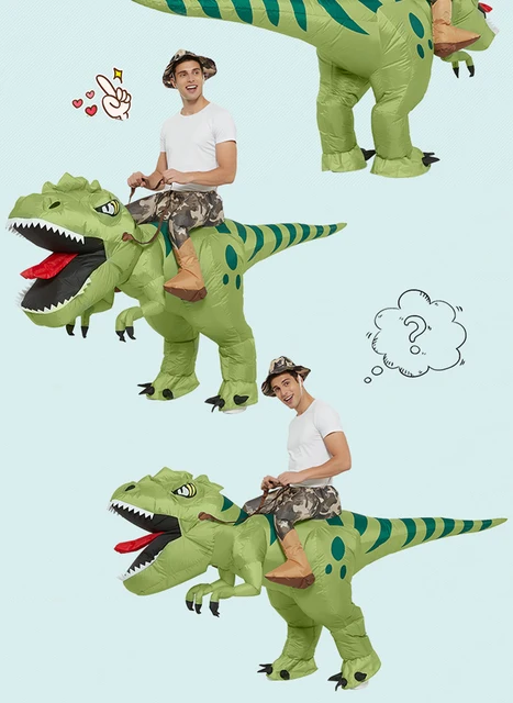 Animal Cartoon Passeio T-Rex Traje Inflável Berçário Dinossauro Role Play  Kids Chase Game Aniversário Presente