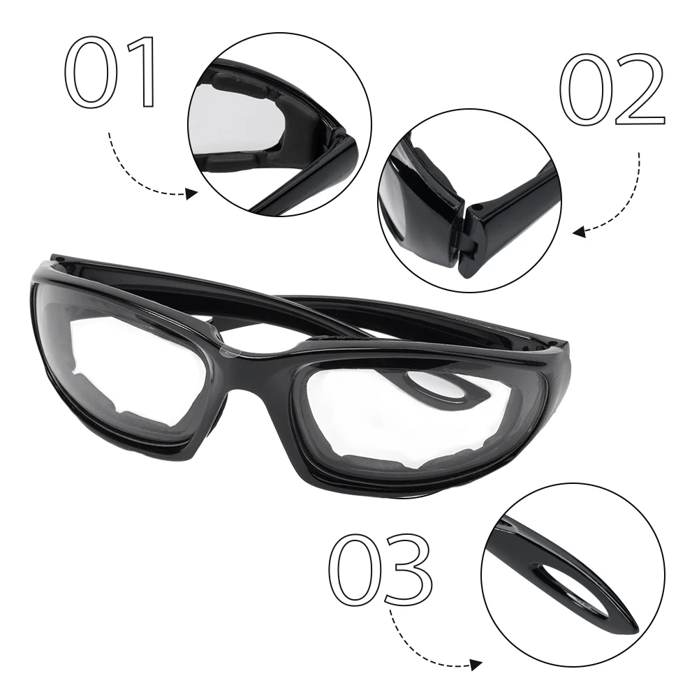 Glasses For Cutting Onions Cut Onion Goggle Without Tearing Safety Goggle Kitchen Accessories Eye Glasses Kitchen Gadget Tools 6