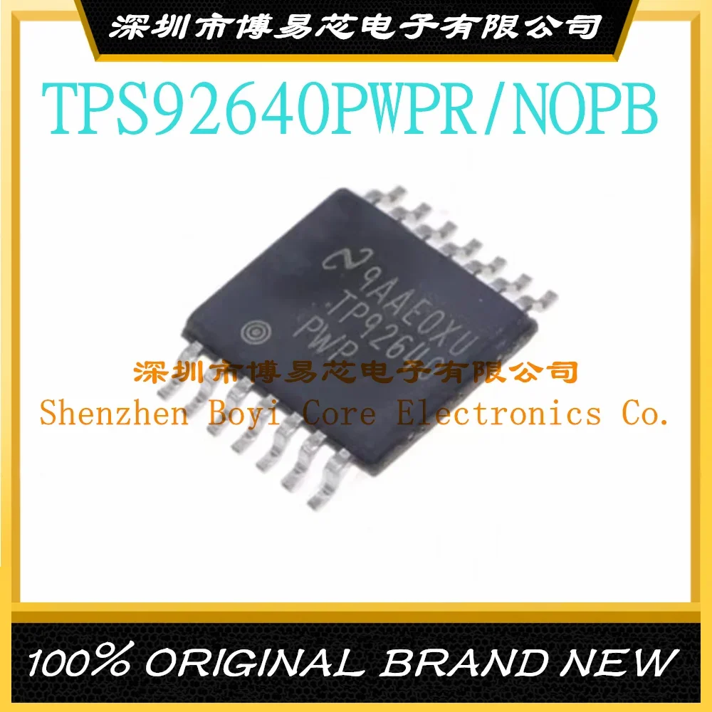 TPS92640PWPR/NOPB TP92640 SMD HTSSOP-14 original genuine driver chip new original tps76701qpwpr pt76701 smt htssop 20 fast transient response 1a low voltage drop stabilizer chip ic
