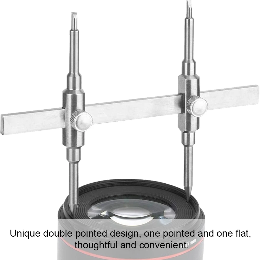 Lens Repair Wrench Dual Tip for Disassemble 10-130mm Film/Telescope Lens for Microscope/Surveying Prism/Spotting Scope Lens
