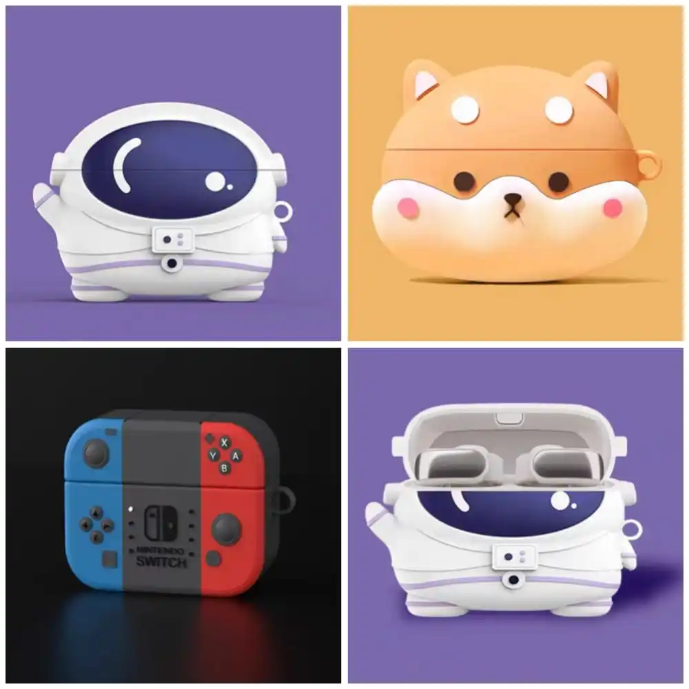 Custodia Protettiva Per Auricolari In Silicone Morbido Astronauta Simpatico Cartone Animato Per Bose Ultra Open Earbuds Cuffie Anti-Caduta Protect Cov