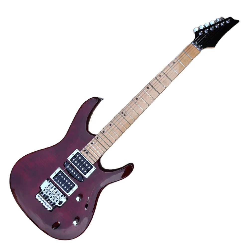 

Flyoung High Quality Electric Guitar Floyd Rose Bridge Guitar Factory Custom Made