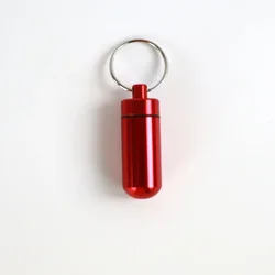 Compact Waterproof Aluminum Pill Organizer and Storage Container (NO.1)