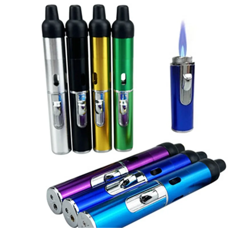New Multi Functional Creative Aromatherapy Lighter, Portable Mini Metal Pipe with Volcanic Stone Cigarette Accessories Tool