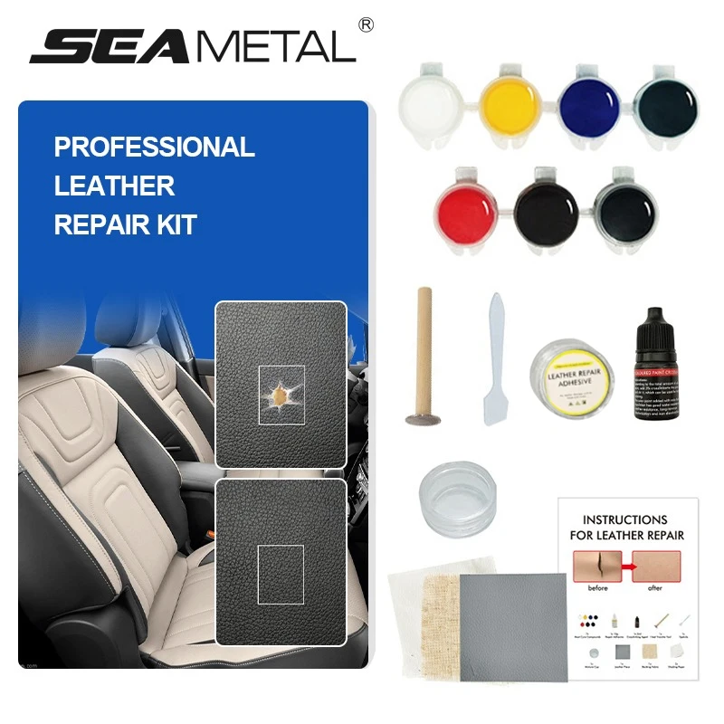 Kit Reparación Cuero Para Jaguar – Rellena Arañazos, Grietas, Agujeros Y Quemaduras (Leather Assist)