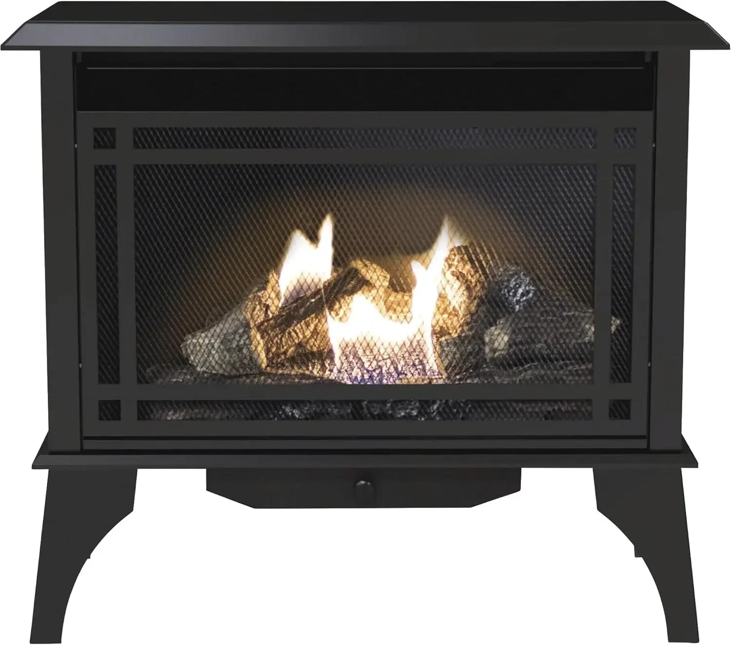 30,000 BTU 32" Intermediate Gas vent free stove, Black, fireplace , fireplace heater 2