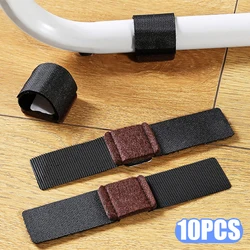 Non-Slip U-Shaped Felt Chair Leg Covers with Hook & Loop Fasteners (10 PCS)
