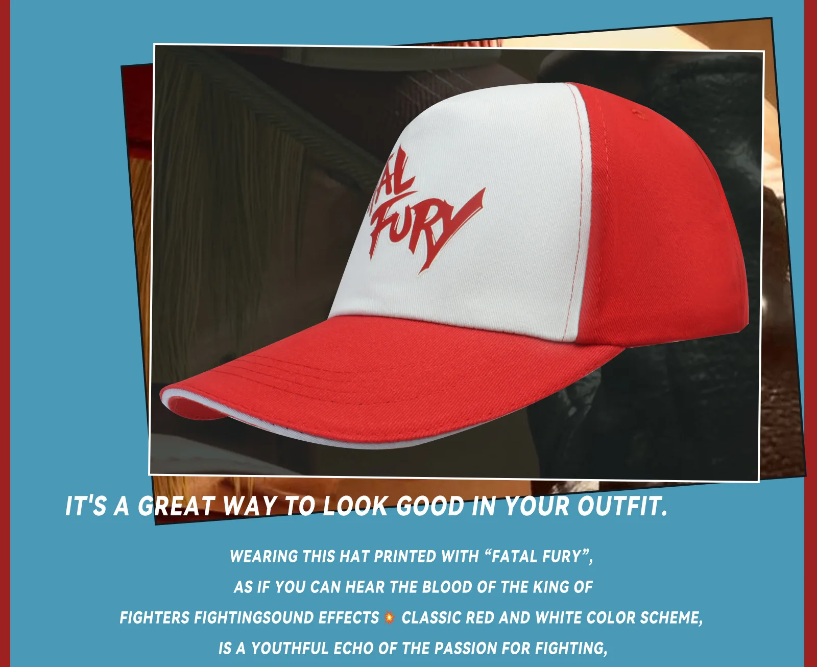 The King of Fighters-Inspired Terry Bogard Cosplay Costume Set for Men
