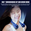 Hanging Neck Fan Digital Display Power Ventilador Bladeless Neckband Fan Portable Mini Air Cooler USB Rechargeable Electric Fans 5
