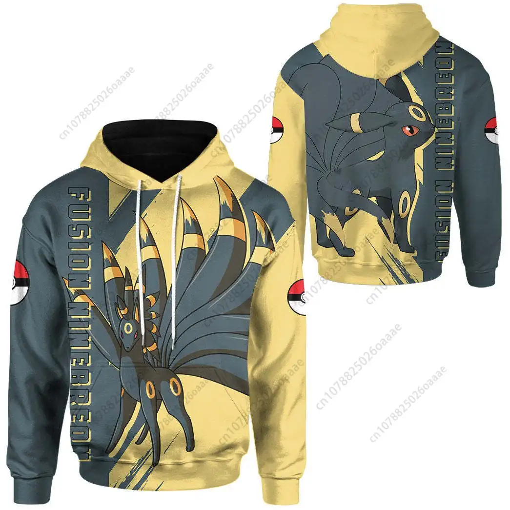 

Pokemon Fusion Ninebreon 3d Print Hoodie Men Women Casual Sweatshirt Zipper Hoodie Fashion Streetwear Kids Pullover Hoodie