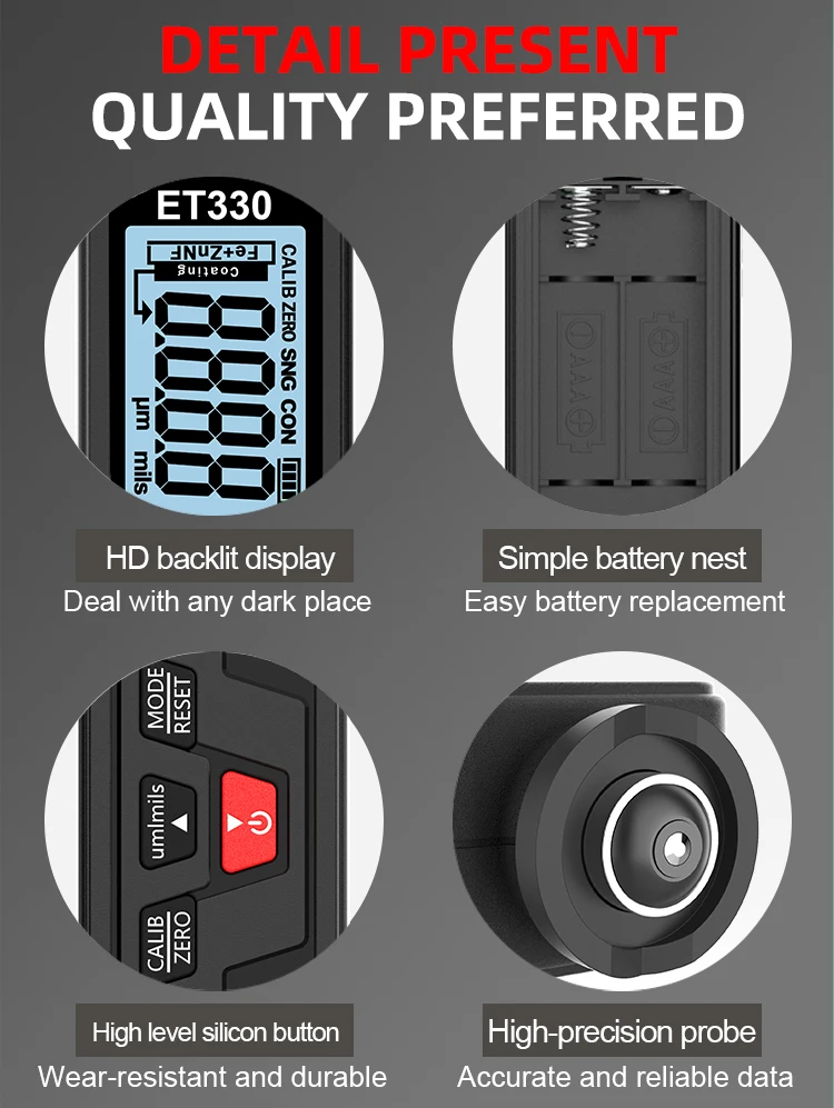 de espessura da pintura do carro galvaniza