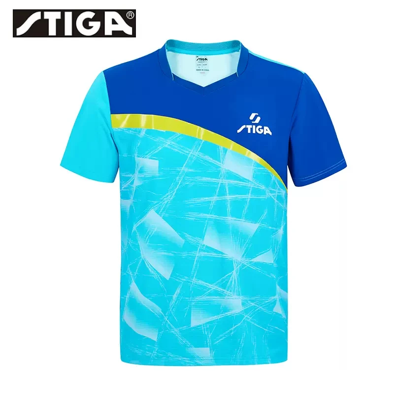 Stiga table tennis T-shirt new men women sport short sleeve tennis sportswear CA-95
