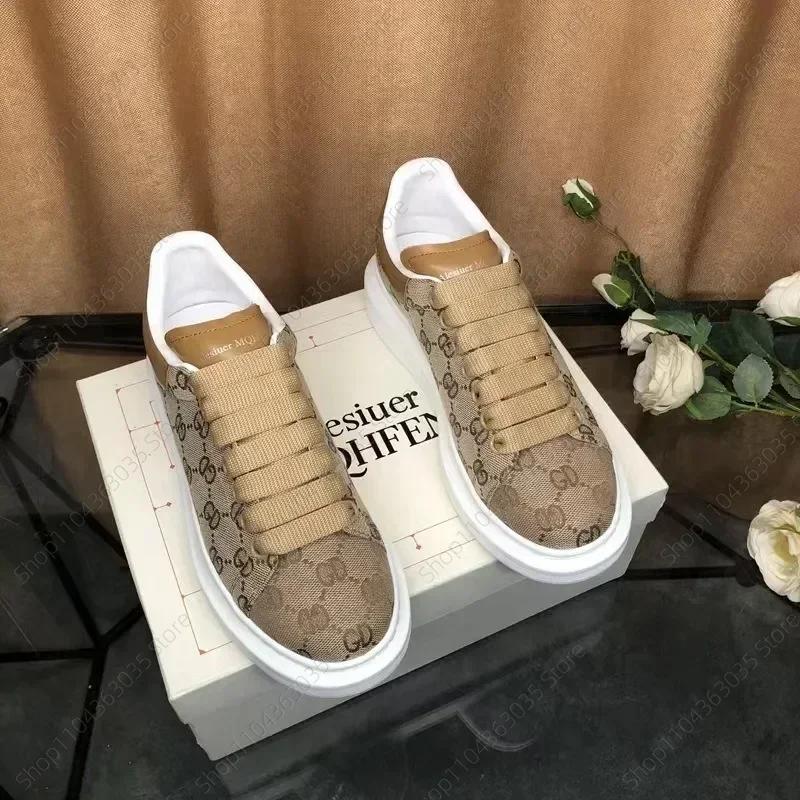 2025 Men's Casual Shoes Couple All-match Chunky Lace-up Sneakers Fashion Elevated Muffin Woman Shoes Man Board Shoe Mujer Hombre 3