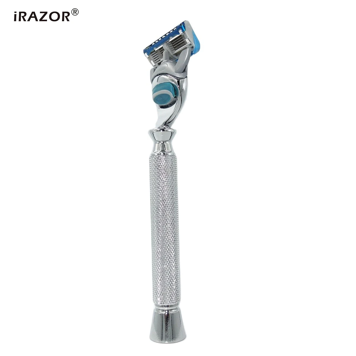 iRAZOR New Diamond Grip Men\'s Manual 5-Layer Fusion Razor Daily Grooming Comfortable Shaver Gift for Busband Father Boyfriend
