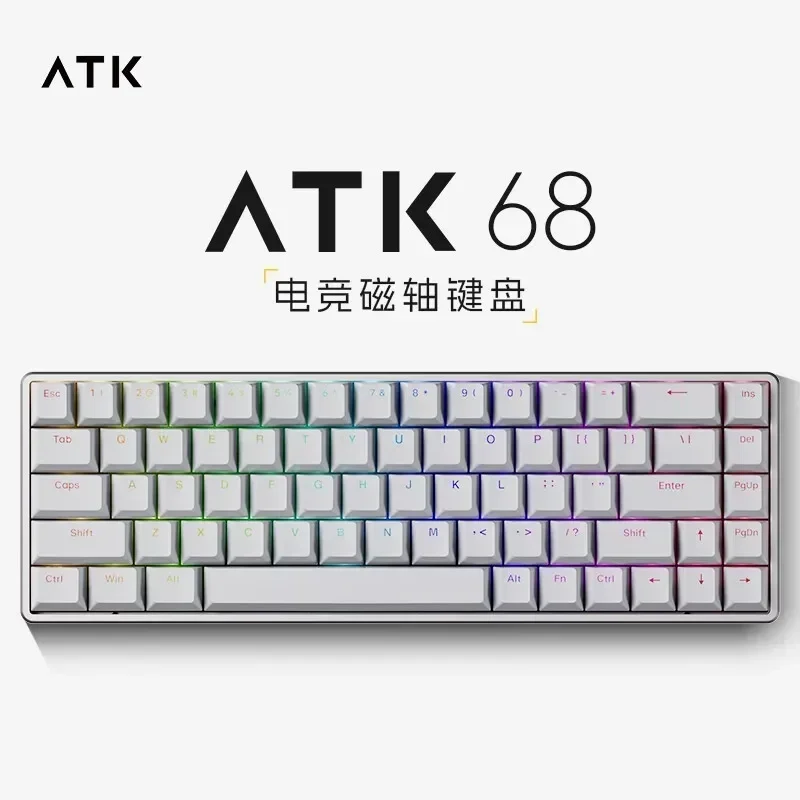 Atk68-メカニカルゲーミングキーボード,68キー,esports,磁気スイッチ 