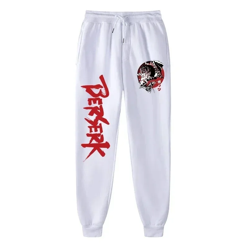 2024 Anime Berserker Print Versatile Sports Pants Men's Sports Jogging Pants Spring and Autumn Casual Fleece Fashion Pants S-3XL 5